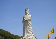 西湖媽祖石雕聖像